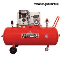 TOROS 300/4 ΑΕΡΟΣΥΜΠΙΕΣΤΗΣ ΜΕ ΙΜΑΝΤΑ 300ltr. - 4Hp - 380V (ΕΩΣ 6 ΑΤΟΚΕΣ ή 60 ΔΟΣΕΙΣ)