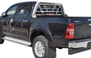 Roll Bar inox 1 Σκέλους με επίπεδη σχάρα  Hilux Champ 2011+