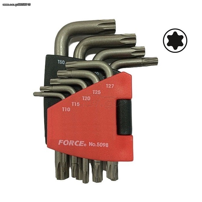 ALLEN TORX ΣΕΤ FORCE 7 TEM (T10 - T40)