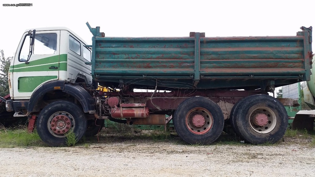 Ανατροπή Mercedes-Benz 1981 2632 6X4 13αρια διαφορικα ΜΟΝΟ ΓΙΑ ΕΞΑΓΩΓΗ