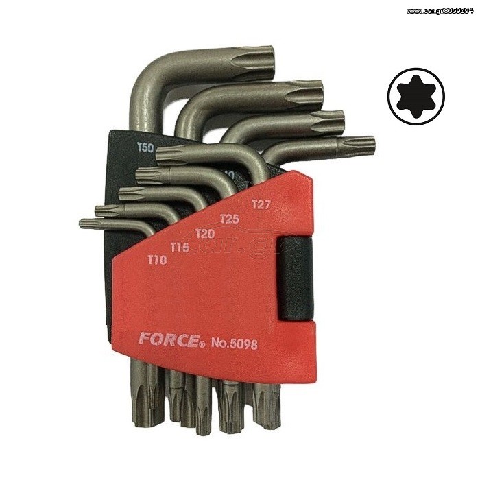 ALLEN TORX ΣΕΤ FORCE 15 ΤΕΜ (Τ6 - Τ60)