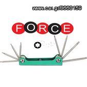 ALLEN TORX ΣΕΤ ΣΟΥΓΙΑΣ FORCE 8 ΤΕΜ (Τ5-Τ20)