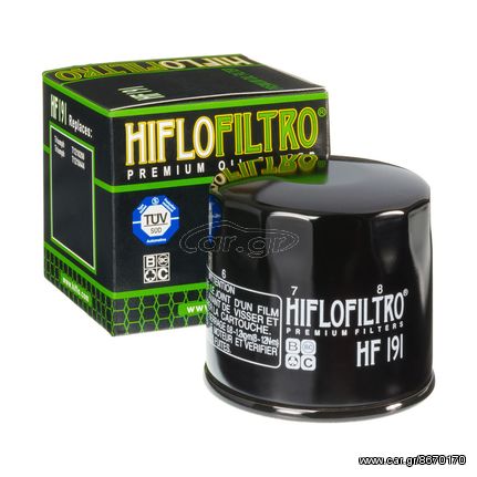 Φίλτρο λαδιού Hiflofiltro HF191