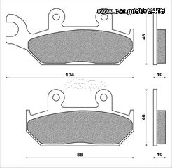 Τακάκια Artrax FA172