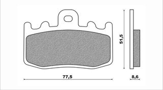 Τακάκια Artrax FA335