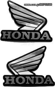 Αυτοκόλλητο Honda ανάγλυφο μεγάλο ζευγάρι