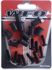 Βίδες σετ φαίρινκ παρμπρίζ 5mm x 16mm WFO μαύρες