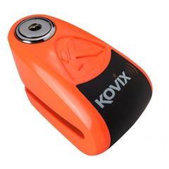Κλειδαριά Δισκόφρενου με συναγερμό Kovix KAL6-FO Fluorescent Orange