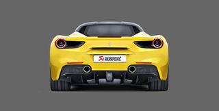 AKRAPOVIC Ferrari 488 GTB - 488 SPIDER Original εξάτμιση τιτανίου