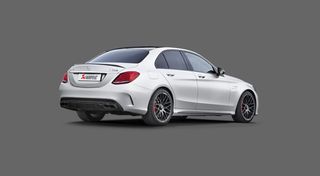AKRAPOVIC Mercedes-Benz C 63 AMG W205 Original εξάτμιση τιτανίου ολόσωμη