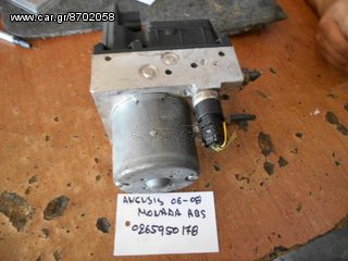 TOYOTA AVENSIS 2006-2008 DIESEL ΜΟΝΑΔΑ ABS 0265950178