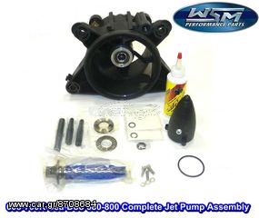 ΛΥΡΗΣ WSM SEA-DOO 580-800 COMPLETE JET PUMP ASSEMBLY, 295500391, 295500521, 295500429, 295500290, 204160055, 003-700K