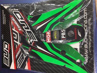 BUD Racing kit stickers Kawasaki KXF 250 2013/16 αυτοκόλλητα 