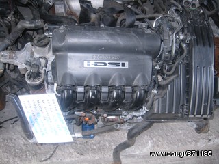 ΚΙΝΗΤΗΡΑΣ HONDA JAZZ I-DSI, 1.3/16V/78HP, L12A1. MOD 2001-2008