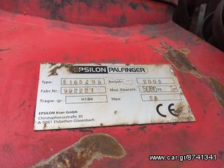 Γερανοί Palfinger 2003 EPSILON PALFINGER E165Z95 -thumb-1