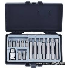 ΣΕΤ ΜΥΤΕΣ TORX ΣΕ 10mm FORCE (15TEM)