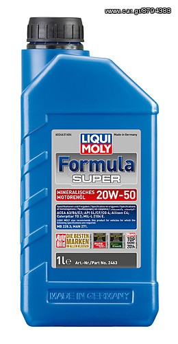 FORMULA SUPER HD 20W-50 1LT