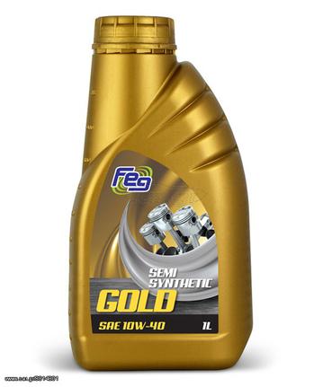 ΛΙΠΑΝΤΙΚΟ ΗΜΙΣΥΝΘΕΤΙΚΟ FEG GOLD SAE 10W-40 SEMI-SYNTHETIC (1LT)