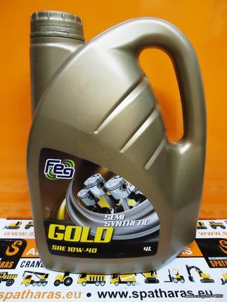 ΛΙΠΑΝΤΙΚΟ ΗΜΙΣΥΝΘΕΤΙΚΟ FEG GOLD SAE 10W-40 SEMI-SYNTHETIC (4LT)