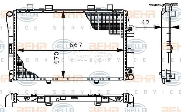 ΨΥΓΕΙΟ ΝΕΡΟΥ W140 S CLASS 300/350 TURBO 1405002303