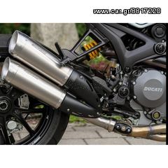 ΛΥΡΗΣ SPARK ΤΕΛΙΚΟ ΕΞΑΤΜΙΣΗΣ ROUND TITANIUM STD MOUNT DUCATI MONSTER 1100 EVO 2011-2013, GDU0828TOM