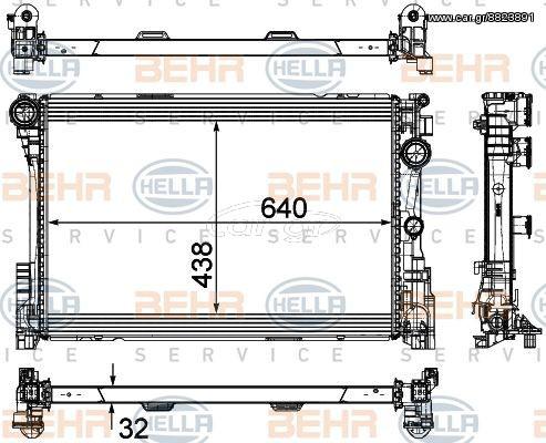 ΨΥΓΕΙΟ ΝΕΡΟΥ W204/212 CGI,CDI 0995006203