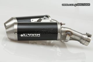 ΛΥΡΗΣ SPARK ΤΕΛΙΚΟ ΕΞΑΤΜΙΣΗΣ ROUND CARBON DUCATI HYPERMOTARD 796/1100 2007-2012, GDU1801COM