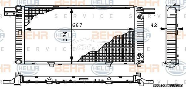 ΨΥΓΕΙΟ ΝΕΡΟΥ MERCEDES R129 SL 280/300 1295000703