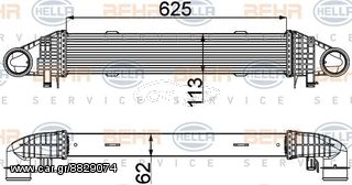 ΨΥΓΕΙΟ INTERCOOLER W204 180/200 CDI, KOMPR. 2045000500