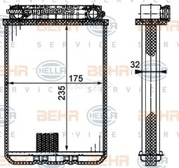 ΨΥΓΕΙΟ ΚΑΛΟΡΙΦΕΡ MERCEDES W203/209 2038300161