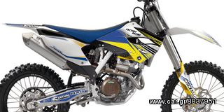 Flu designs PTS 2 κομπλέ graphic kit αυτοκόλλητα Husqvarna FC/TC/TE/FE '14-15