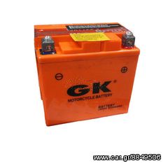 Μπαταρία μοτοσυκλετών GK 14Ah-12v (YB14-B2) (ΕΩΣ 6 ΑΤΟΚΕΣ ή 60 ΔΟΣΕΙΣ)