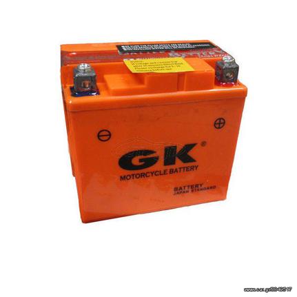 Μπαταρία μοτοσυκλετών GK 2,3Ah-12v (YTR4A-BS) (ΕΩΣ 6 ΑΤΟΚΕΣ ή 60 ΔΟΣΕΙΣ)