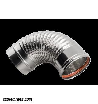 Καμπύλη 90ο Inox Μονού (ΓΩΝΙΑ) ATRITUBE EX-316-SR-CE Φ150 - 90ο - 0,50mm (ΕΩΣ 6 ΑΤΟΚΕΣ ή 60 ΔΟΣΕΙΣ)