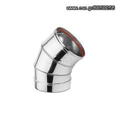 Καμπύλη 45ο Inox Μονού (ΓΩΝΙΑ) ATRITUBE EX-316-CE Φ80 - 45ο - 0,50mm (ΕΩΣ 6 ΑΤΟΚΕΣ ή 60 ΔΟΣΕΙΣ)