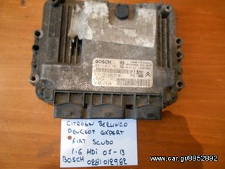 CITROEN BERLINGO 2007-2013 1.6HDI ΕΓΚΕΦΑΛΟΣ BOSCH 0281012982