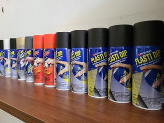 PLASTI DIP χρώμα αυτοκινήτου Ψεκάζεται σαν χρώμα αφαιρείται σαν μεμβράνη!