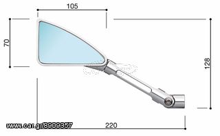 RIZOMA ΚΑΘΡΕΠΤΗΣ '' TOMOK '' UNIVERSAL-thumb-3
