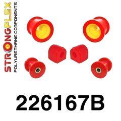 Σινεμπλόκ Πολυουρεθάνης Strongflex Εμπρός Κιτ Audi A3 (8P) / Seat Leon (1P) / Skoda Octavia (1Z) / VW Golf 5 & 6, Passat (B6 & B7), Scirocco, Tiguan (5N), EOS - 80ShA - 6 Τμχ. - (226167B)