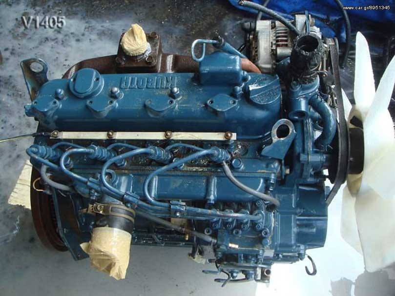 ΥΔΡΟΨΥΚΤΟΣ ΚΙΝΗΤΗΡΑΣ ΠΕΤΡΕΛΑΙΟΥ KUBOTA V1405 1422cc 4 ΚΥΛΙΝΔΡΟΙ