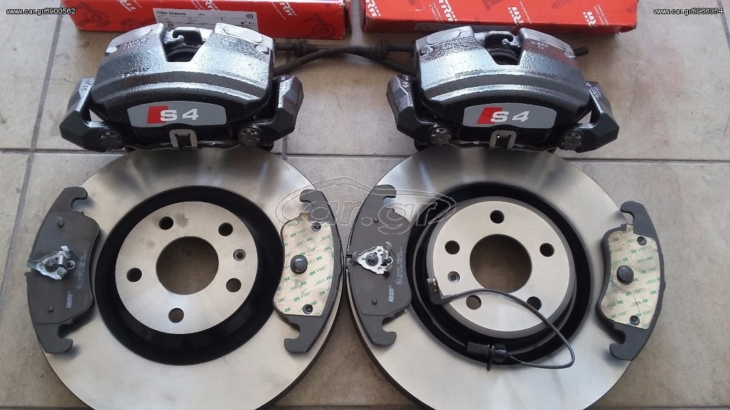 AUDI S3 BRAKE KIT UPGRADE AUDI S3 345 Χ30 350 X32 KOYTA KAINOYΡΙΑ ΔΙΣΚΟΙ ΤΑΚΑΚΙΑ