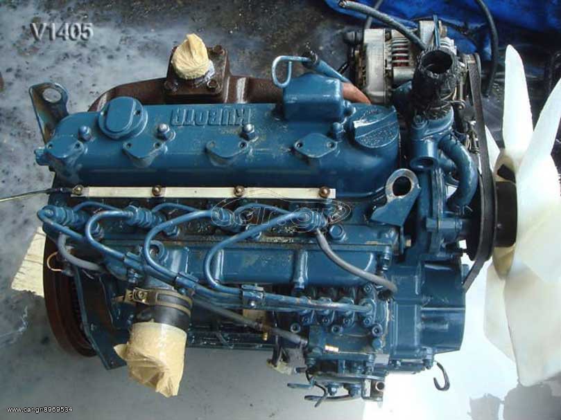 ΥΔΡΟΨΥΚΤΟΣ ΚΙΝΗΤΗΡΑΣ ΠΕΤΡΕΛΑΙΟΥ KUBOTA V1405 1422cc 4 ΚΥΛΙΝΔΡΟΙ