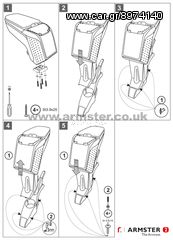 Τεμπέλης αυτοκινήτου μαύρος με βάση Rati Armster S (FIAT PANDA DYMANIC 2003>2013)  -Ανασήκωση μέχρι 95ο  eautoshop.gr δωρεαν παραδοση