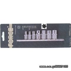 ΚΑΡΥΔΑΚΙΑ ΣΕΤ TORX ΘΗΛΥΚΑ 1/4-3/8 FORCE (7 ΤΕΜ)-thumb-1