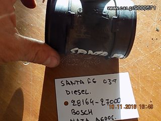 HYUNDAI SANTA FE 2007 DIESEL ΜΑΖΑ ΑΕΡΟΣ BOSCH 28164-27000