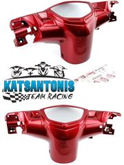Μασκα κοντέρ μπορντό γνήσια Yamaha Crypton x 135 ...by katsantonis team racing 