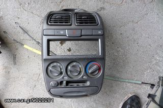 Hyundai Accent 1999-2005 διακόπτες καλοριφέρ, ρολόι, μεσαία κονσόλα 