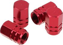 VALVE STEM CAPS SET ΚΑΠΑΚΙΑ ΒΑΛΒΙΔΩΝ 4 ΤΕΜΑΧΙΩΝ ΚΟΚΚΙΝΟ
