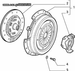 ΣΕΤ ΣΥΜΠΛΕΚΤΗ ΓΝΗΣΙΟ FIAT CROMA / LANCIA THEMA 2.0 8v-16v