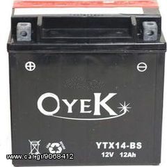 ΜΠΑΤΑΡΙΕΣ YTX14-BS OyeK